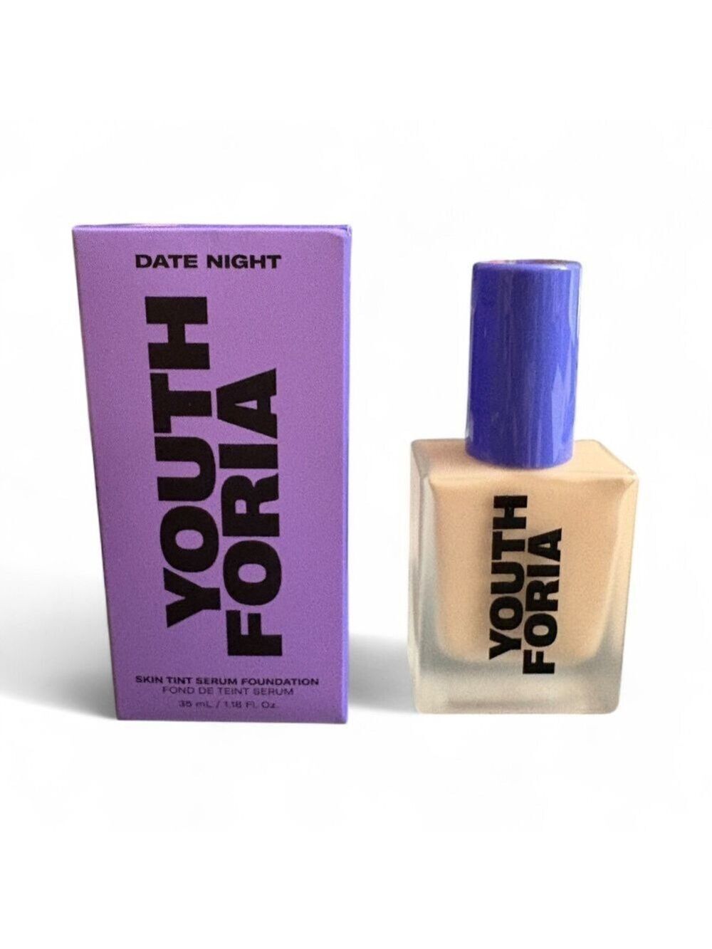 YouthForia Skin Tint Serum Foundation - Date Night in 120 Fair NIB